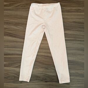 Polo by Ralph Lauren Light Pink Checkered Kids Leggings size 7